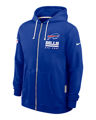 Мужское худи Buffalo Bills Utility Player Sideline Nike Dri-FIT NFL Full-Zip Hoodie