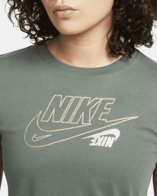 nike olive green shirt womens