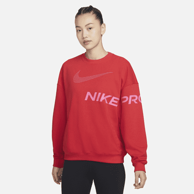 Nike Dri-FIT Get Fit Women's French Terry Graphic Crew-Neck Sweatshirt