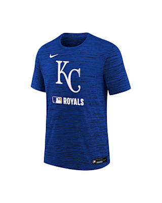 Детская футболка Kansas City Royals Authentic Collection Velocity Big Kids’ Nike Dri-FIT MLB