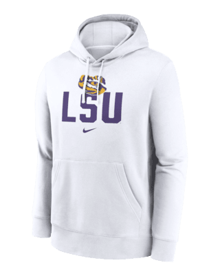 Мужское худи LSU Tigers Primetime Club Campus Nike College Pullover Hoodie