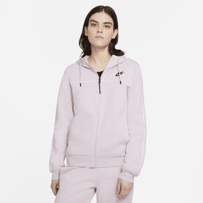tan nike zip up