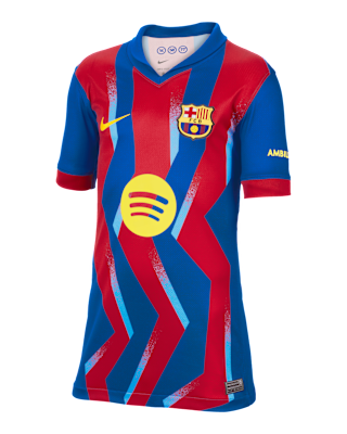 Детские джерси Lamine Yamal Barcelona 2025/26 Stadium Fourth Big Kids' Nike Dri-FIT Soccer Jersey