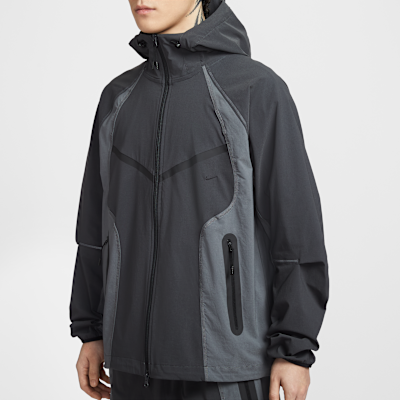 나이키 테크 남성 드라이 핏 우븐 풀집 컬러 블록 윈드러너 재킷