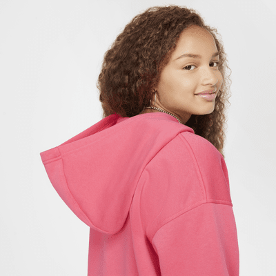 Nike Sportswear Club Fleece Big Kids' Oversized Full-Zip Hoodie