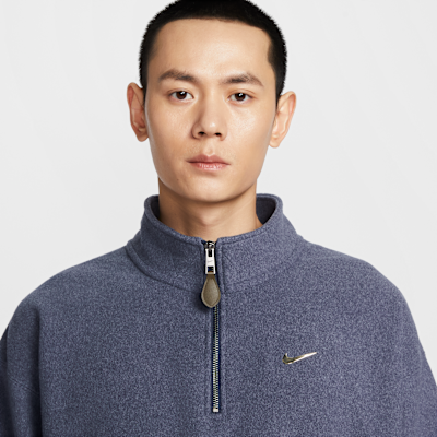 나이키 솔로 스우시 남성 플리스 쿼터집 탑