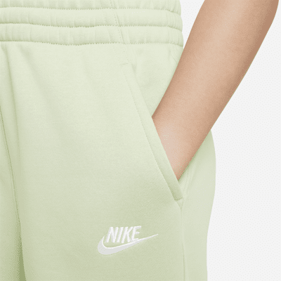 Pants de pierna ancha para niña talla grande Nike Sportswear Club Fleece