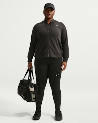 Женские тайтсы Nike One High-Waisted 7/8 Leggings with Pockets (Plus Size)