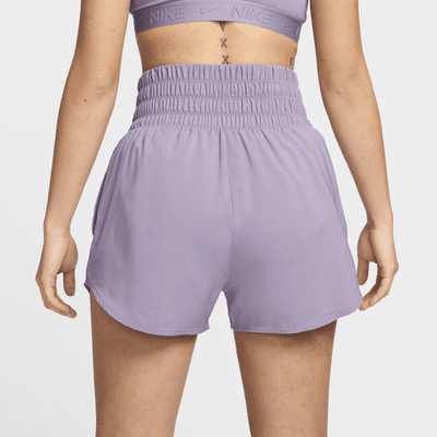 Shorts con forro de ropa interior Dri-FIT de tiro ultraalto de 8 cm para mujer Nike One