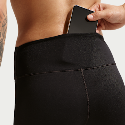 Nike One Bike Shorts mit hohem Taillenbund für Damen (ca. 20,5 cm)