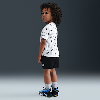 Playera cuadrada estampada infantil Nike