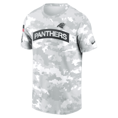 Playera Nike Dri-FIT de la NFL para hombre Carolina Panthers Salute to Service Edge Arch