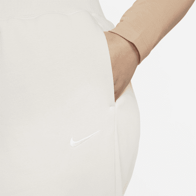 Dámské volnější tepláky Nike Sportswear Phoenix Fleece s vysokým pasem (větší velikost)