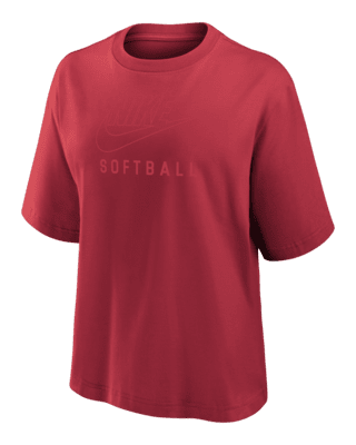 Женская футболка Nike Swoosh Softball Boxy