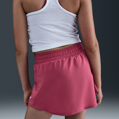 Nike One Big Kids' (Girls') Dri-FIT High-Waisted Skort