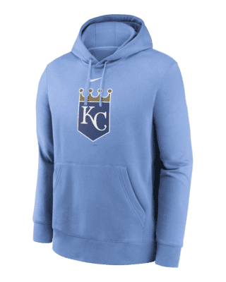 Kansas City Royals Nike Wordmark Hoodie - Rush Blue - Youth