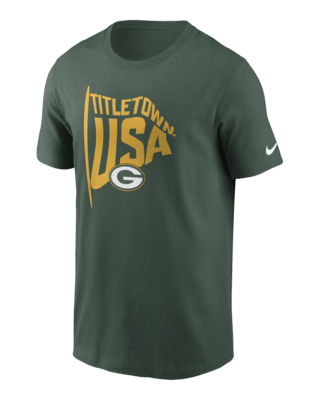 Nike Men's Green Bay Packers Titletown T-Shirt - Green - M