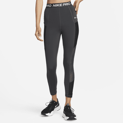 Abrumador Implementar roble Nike Pro Women's High-Waisted 7/8 Leggings with Pockets. Nike.com