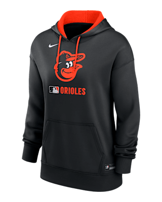 Женское худи Baltimore Orioles Authentic Collection Nike Therma MLB Pullover Hoodie