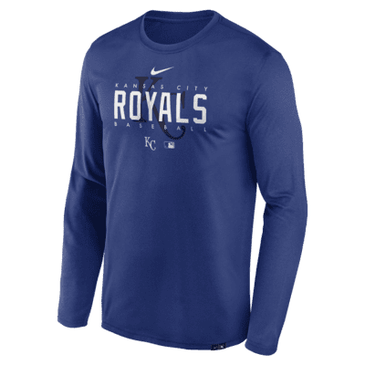 Nike Dri-FIT Team Legend (MLB Kansas City Royals) Men's Long-Sleeve T-Shirt.