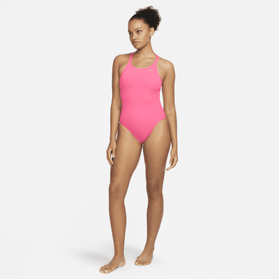 Traje de baño Fastback de 1 pieza para mujer Nike Poly Solid