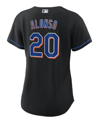 Authentic Women's Pete Alonso Pink Jersey - #20 Baseball New York
