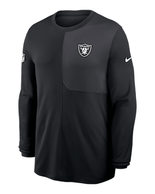 Мужские  Las Vegas Raiders Sideline Coach Nike Dri-FIT NFL Long-Sleeve Top