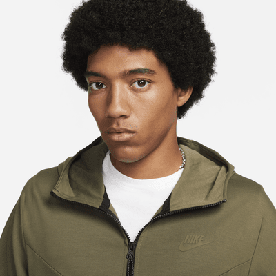 Chamarra con gorro de cierre completo para hombre Nike Tech Fleece Lightweight