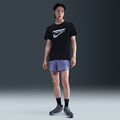 나이키 스트라이드 남성 드라이 핏 5인치 브리프 라인드 천공 러닝 쇼츠