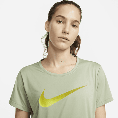 Nike Dri-FIT One kortermet løpeoverdel til dame