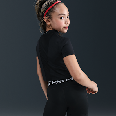 Leggings de una sola pierna de tiro medio para niña talla grande Nike Pro