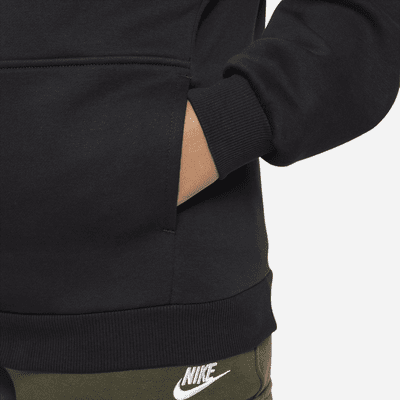 Sudadera con gorro para niños talla grande Nike Sportswear Club Fleece (talla extendida)