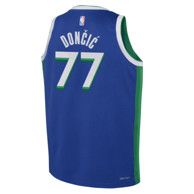 Luka Dončić Dallas Mavericks City Edition Big Kids' (Boys') NBA Swingman Jersey