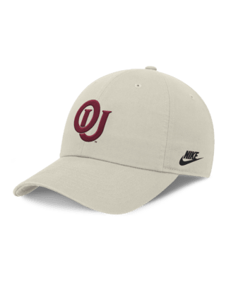 Мужские  Oklahoma Sooners Legacy Club Swoosh Nike Dri-FIT College Adjustable Hat