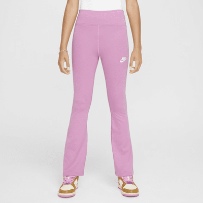 Nike Sportswear Classic Girls' High-Waisted Flared Leggings