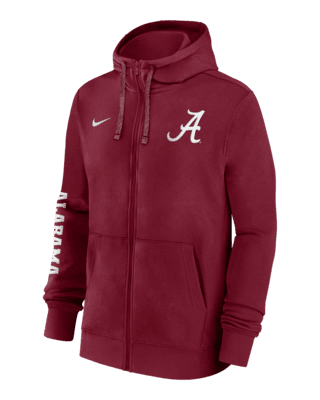 Мужское худи Alabama Crimson Tide Sideline Team Issue Nike College Full-Zip Hoodie