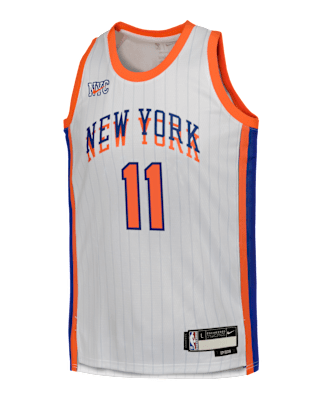 Подростковые джерси Jalen Brunson New York Knicks 2024/25 City Edition Big Kids' Nike Dri-FIT NBA Swingman Jersey для бега