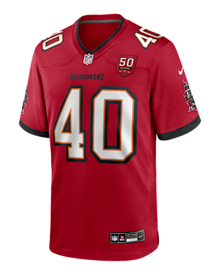 Мужские джерси Mike Alstott Tampa Bay Buccaneers 50th Anniversary Nike NFL Game Jersey