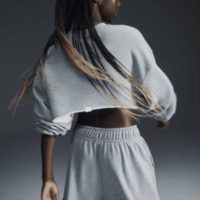 Bolero oversize in French Terry con cappuccio Nike Sportswear – Donna