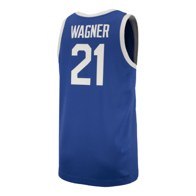 D.J. Jersey de básquetbol universitario Nike Replica para hombre Wagner Kentucky