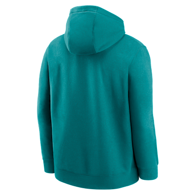 Sudadera con gorro sin cierre Nike de la NFL para hombre Miami Dolphins Club Logo
