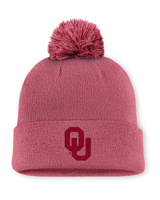 Мужские  Oklahoma Primetime Campus Toned Jordan Brand College Cuffed Pom Beanie