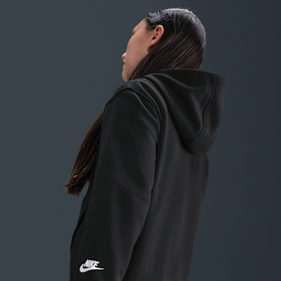 Sudadera con gorro para niños talla grande Nike Sportswear Club Fleece