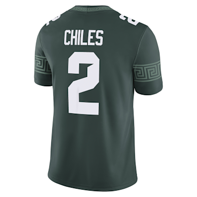Aidan Chiles Michigan State Men’s Nike Dri-FIT College NIL Game Jersey