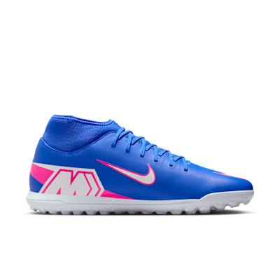 Tacos de fútbol para pasto sintético (turf) de corte high Nike Mercurial Superfly 10 Club