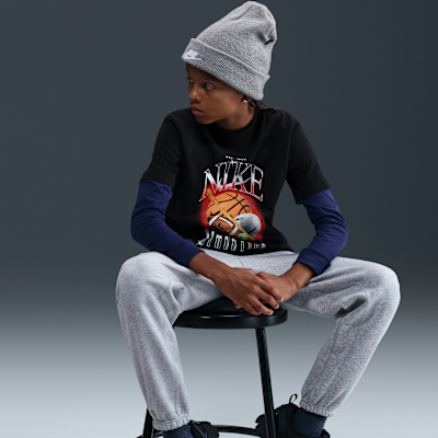 Playera para niños talla grande Nike Sportswear