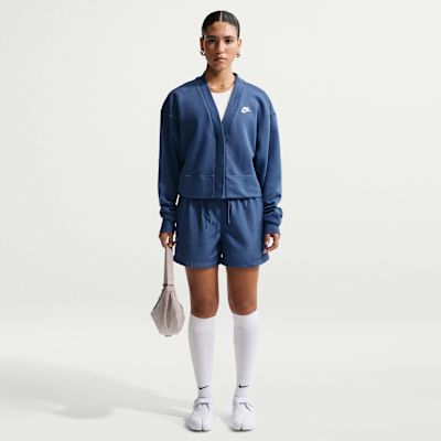 Cárdigan holgado Nike Sportswear para mujer Club Fleece