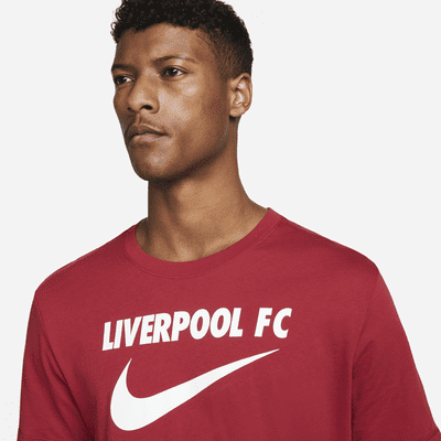 Liverpool F.C. Swoosh Men's Nike Football T-Shirt