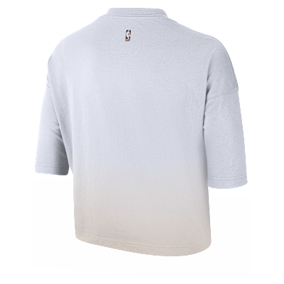 Golden State Warriors Courtside City Edition Premium Women's Nike NBA Boxy T-Shirt