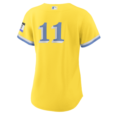 Camiseta de béisbol Replica para mujer MLB Boston Red Sox City Connect (Rafael Devers)